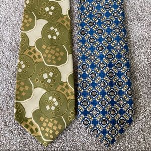 30% off - Lot of 2 Vintage Wide Ties Par Excellence Penney's